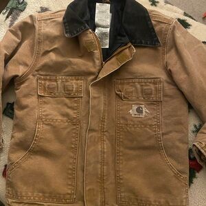 Boys youth 8 carhartt Arctic jacket! Distressed!